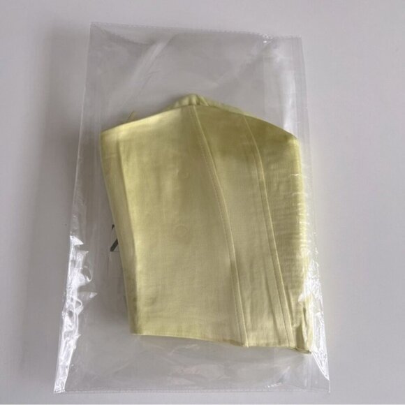 Zara - Women's Fitted Corset - Lemon Yellow. Size: S. NWT. (1801) - Picture 3 of 7